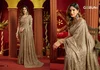 Sania By Gobuni Velvet Bliss Fabric Embroidery Work Saree